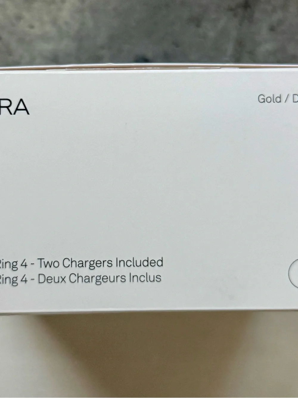 Oura Ring Gen 4 – Gold – Size 9